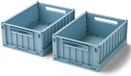 Liewood Bac de plage pliable Weston Small Beach Blue (lot de 2)