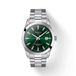 Tissot Gentleman Powermatic 80 Silicium Polshorloge Mannen Groen/Zilverkleurig Staal Saffierglas
