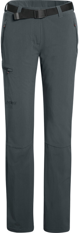 Maier Sports Rechberg Therm Broek Dames, graphite EU 19 (Short) 2019 Softshell broeken