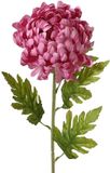 Kaemingk Everlands Chrysant Grootbloemig Roze O 15 cm 74 cm - Fleur artificielle