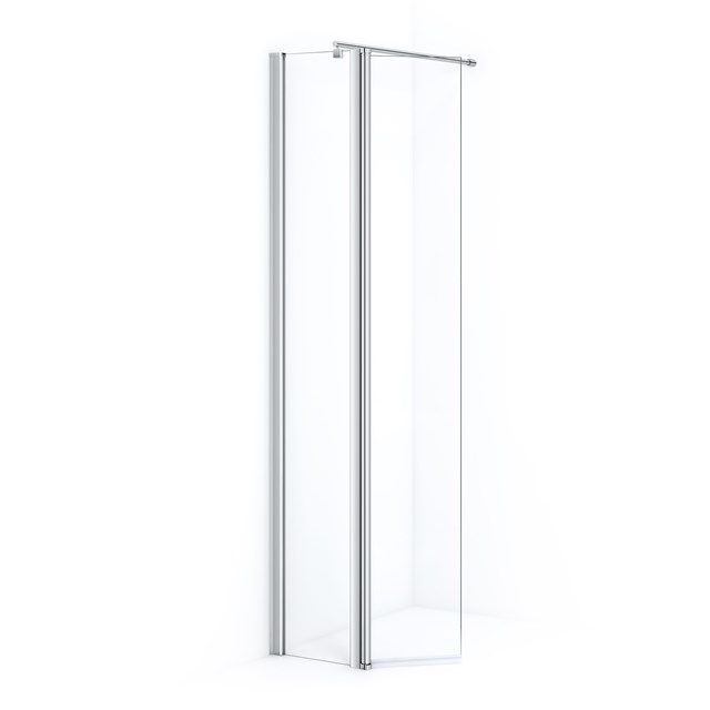 Maxaro Inloopdouche 30 cm met Draaibare Zijwand 35 cm Chroom