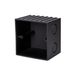 SLV Mobala boîte d'encastrement, largeur 8 cm, noir, plastique