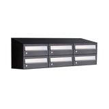 Allux Hive Set 3-Breed, 2-Hoog Met Dak Zwart - 40030070_3x2d