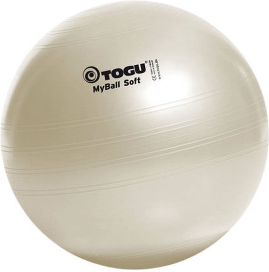 Togu MyBall Soft fitnessbal XL - 75 cm wit