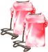 Bestway opbergkoker waterdicht - 2x - rood - 11 cm
