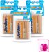 Jordan 3 x Dental Sticks Interdentale stokjes met fluoride en mintsmaak - Voordeelpakket - 3 stuks