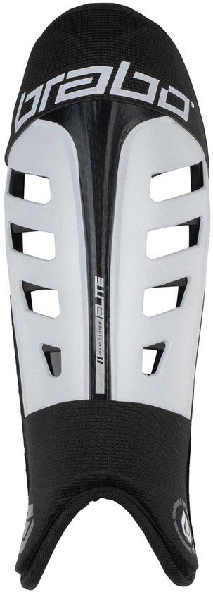 Brabo Elite Shinguard - Zwart/Wit - XS