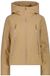 CMP Damesjack met capuchon, beige, maat XXS, polyester, waterafstotend, winddicht