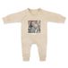 Pyjama imprimé - Beige - 1 mois