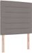 vidaXL LED Hoofdbord Taupe Stof