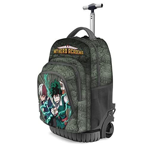 karactermania My Hero Academia Battle-Fan GTS Trolley-rugzak, legergroen