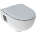 Geberit - Pack Wc Suspendu Rénova Semi-caréné Sans Bride 54cm Avec Abattant Blanc