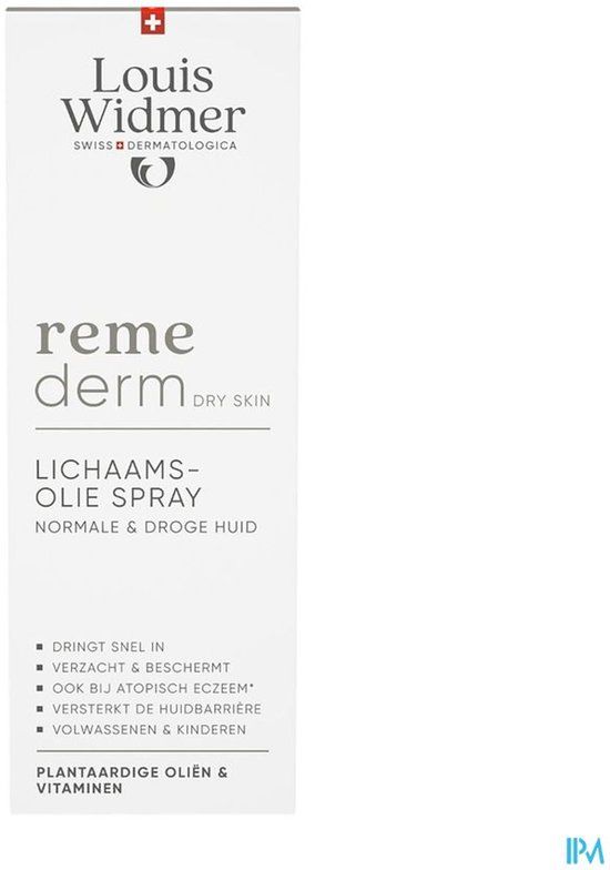Louis Widmer Remederm Dry Skin Olie Spray 150ml