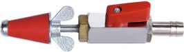 ROTHENBERGER Gasproefstop, conisch, Gr.0 (3/8"-1/2"), met kraan - 351225