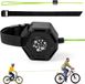 BeiJingLiangPinJiaZuoKeJiWenHuaFaZhanYouXianGongSi Câble de remorquage de vélo - Rétractable automatiquement - Pour enfants, adultes, VTT et vélo électrique - 2,2 mètre - Vert, Noir