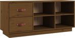 vidaXL Schoenenbank - 100x34x45 cm - Massief Grenenhout - Honingbruin