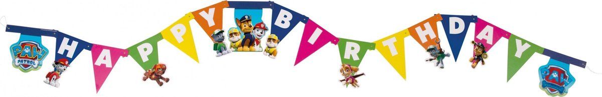 tib Paw Patrol Feestslinger - 230 cm - Karton