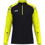 Jako Sonic Ziptop Heren - Zwart / Fluogeel | Maat: 3XL