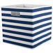 DII Streep, 100% Polyester, Nautisch Blauw, 11x11x11