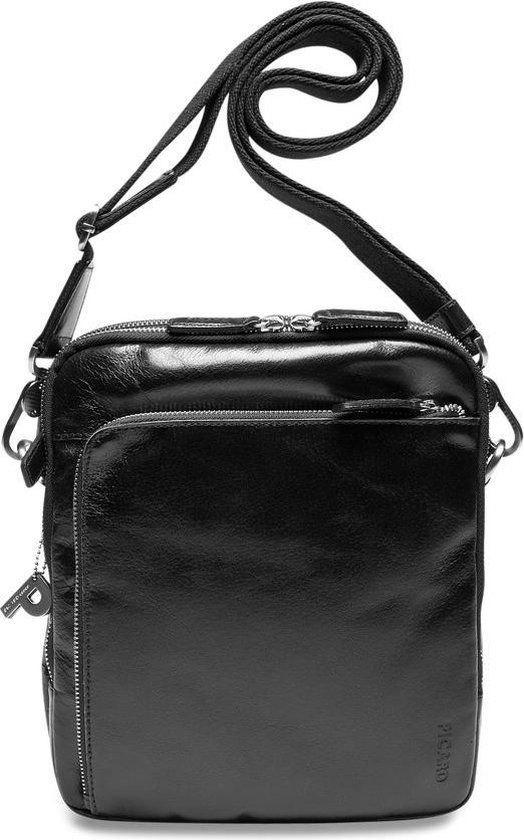Picard Buddy Schoudertas Leer Zwart 23 cm