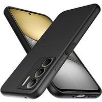 Realme Coque pour Realme 14X 5G / C71 / C73 / C75 - housse etui silicone gel fine + verre trempe - NOIR