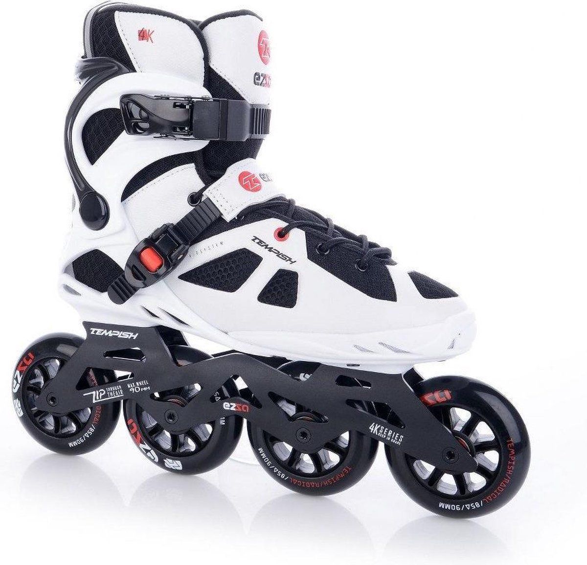 Tempish Inlineskates Unisex EZZA 90 - Wit/Zwart 42