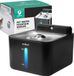 Cellavi S2A-X - Fontaine à eau sans fil en inox pour chat avec capteur - Fontaine à eau pour chat et chien avec 3 modes - Fontaine pour chat 3,2 L - Silencieux