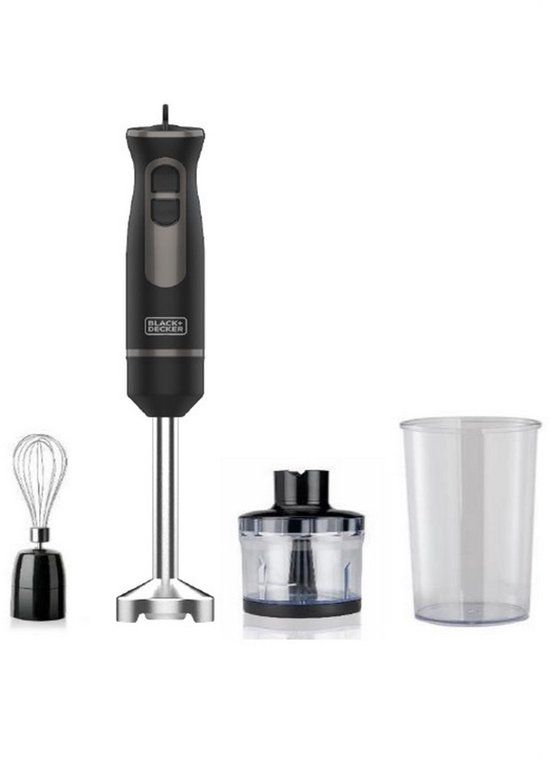 BLACK+DECKER BXHBA800E Staafmixer, 800 watt, zwart