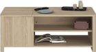 Parisot Meubles Eikenhout-look Salontafel Betty, rechthoekig, 110 x 42 x 60 cm, met opbergruimte