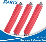 Roborock Qrevo Pro Borstels (3 Stuks, Plus.Parts® alternatief voor 8.02.0079)