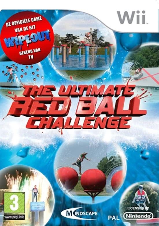 Mindscape The Ultimate Red Ball Challenge Wipeout Zet je schrap voor het gekste hindernissenparcours ooit Nintendo Wii