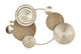 Casablanca Grote wanddecoratie, XL, metaal, kleur: natuur/zilver/goud, 52 x 82 cm