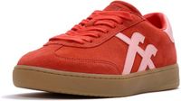 FitFlop The Dash T-Toe Suede Sneakers Dames - Rood/Roze