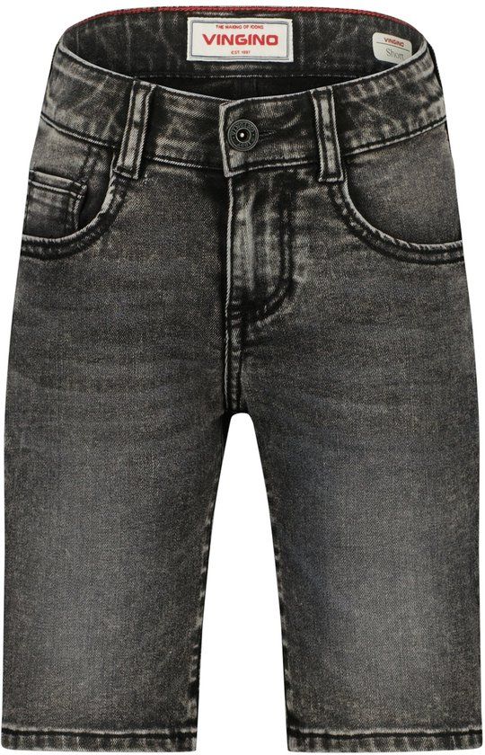 Vingino Charlie Icon Jeans Jongens - Broek - Grijs - Maat 134