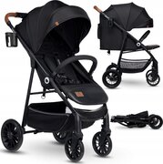 Lionelo Buggy Zoey Black Onyx zwart