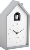 Karlsson Wekker Modern Cuckoo - Grijs - 12x6x20cm - Scandinavisch - Wekker voor slaapkamer - Wekkers