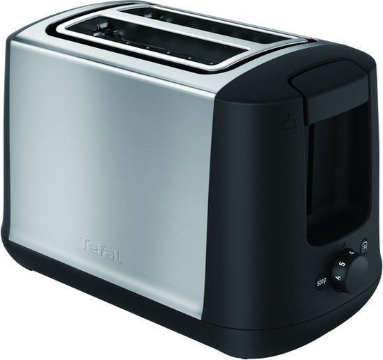 Tefal TT340830 Broodrooster - 2-snede - 850W - Zwart/RVS