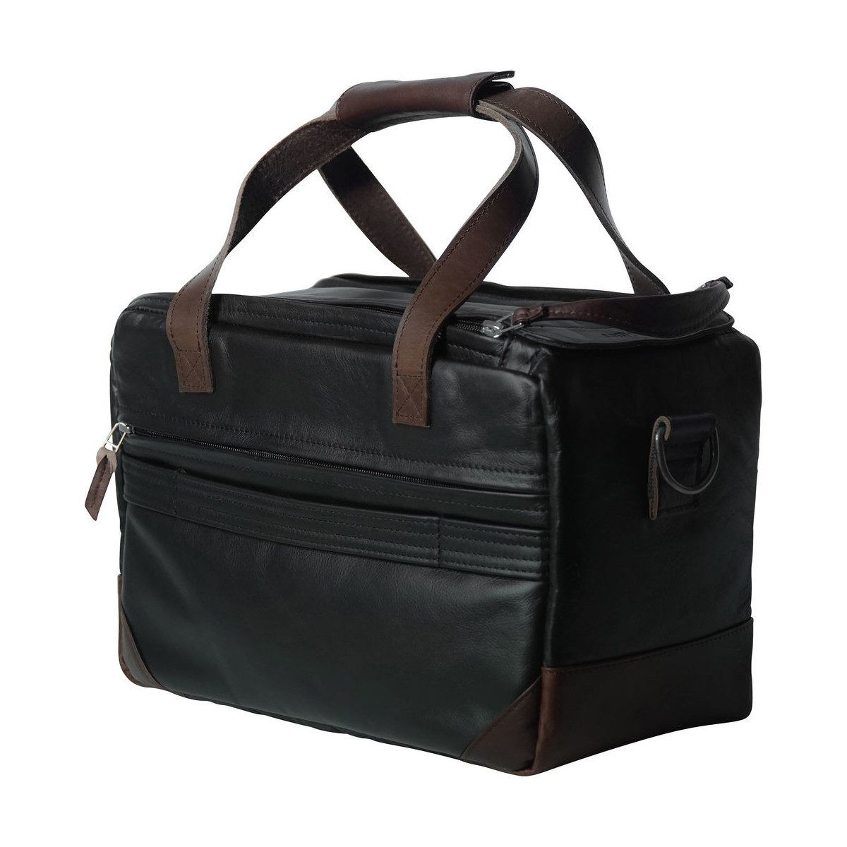 Compagnon The Little Weekender Black/Dark Brown