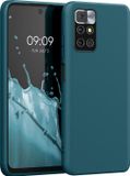 kwmobile telefoonhoesje geschikt voor Xiaomi Redmi 10 (2021 / 2022) - Hoesje voor smartphone - Back cover in mat petrol