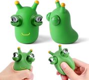 Balle anti-stress ver avec motif d'insecte (lot de 2)