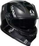 AGV K7 Kyber S26 Helm - Zwart Mat/geel - Integraalhelm - Maat M
