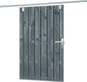 Berton© Schutting betonpaal - Glad - Premium wit/grijs - Hoekpaal - 10x10 cm - 280 cm