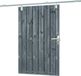 Berton© Schutting betonpaal - Glad - Premium wit/grijs - Hoekpaal - 10x10 cm - 280 cm