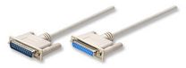 Manhattan 4.5m DB25 M/F Seriële Kabel Wit