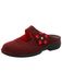 Finn Comfort Huisschoenen 'Hausschuh Damen Arlberg barolo Filz in rot' rood