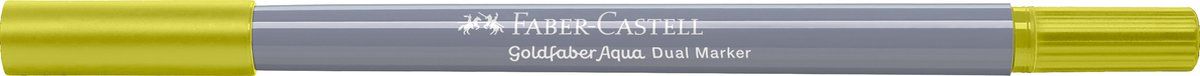 Faber-Castell Goldfaber Duo aquarelmarker - geelachtig mei groen 370 - brush / 0,4mm - FC-164670