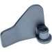 Vhbw Crochet pétrisseur compatible avec Kenwood Bm250 Rapid Bake, Bm256 Rapid Bake, Bm350 machine à pain - pale, 6,2 x 4 cm, aluminium, gris