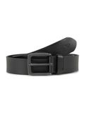 Tom Tailor TTSCOTT leren riem met vierkante gesp - Maat 85 - black uni