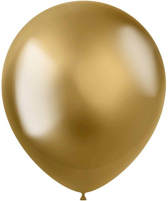 Folat - Ballonnen Intense Chrome Gold 33 cm - 50 stuks