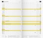 rido/idé Maandelijks vervangingskalender model M-planner (2025), 2 pagina's = 1 maand, A6, 32 pagina's, wit